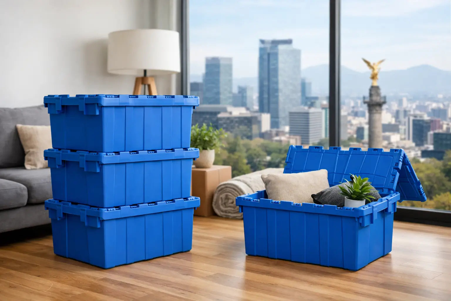 Renta cajas mudanza CDMX sin caos ni cartón