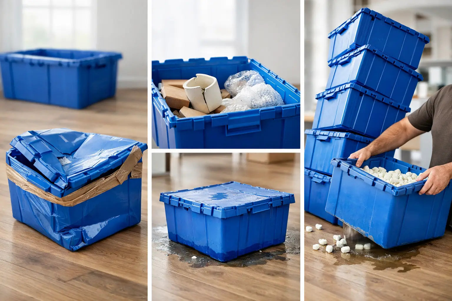 5 errores al usar cajas de cartón