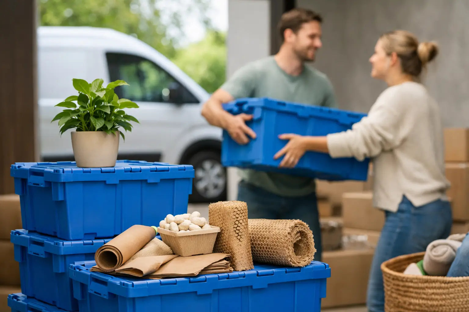 Soluciones ecológicas para mudanzas reales