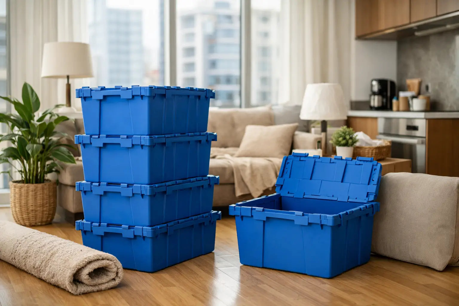 Cuántas cajas necesito para mudanza de departamento