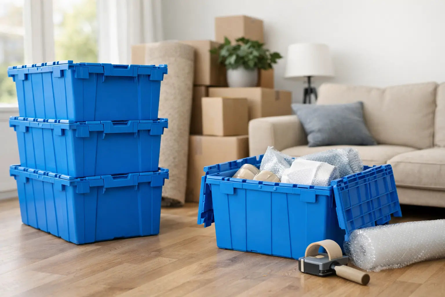 Guía de renta de cajas para mudanza útil