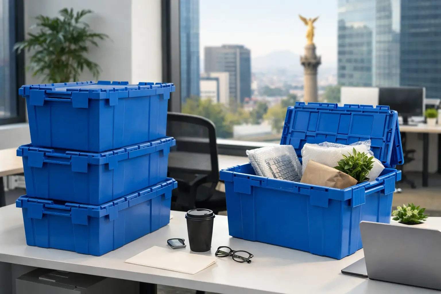 Empaque reutilizable para oficina CDMX