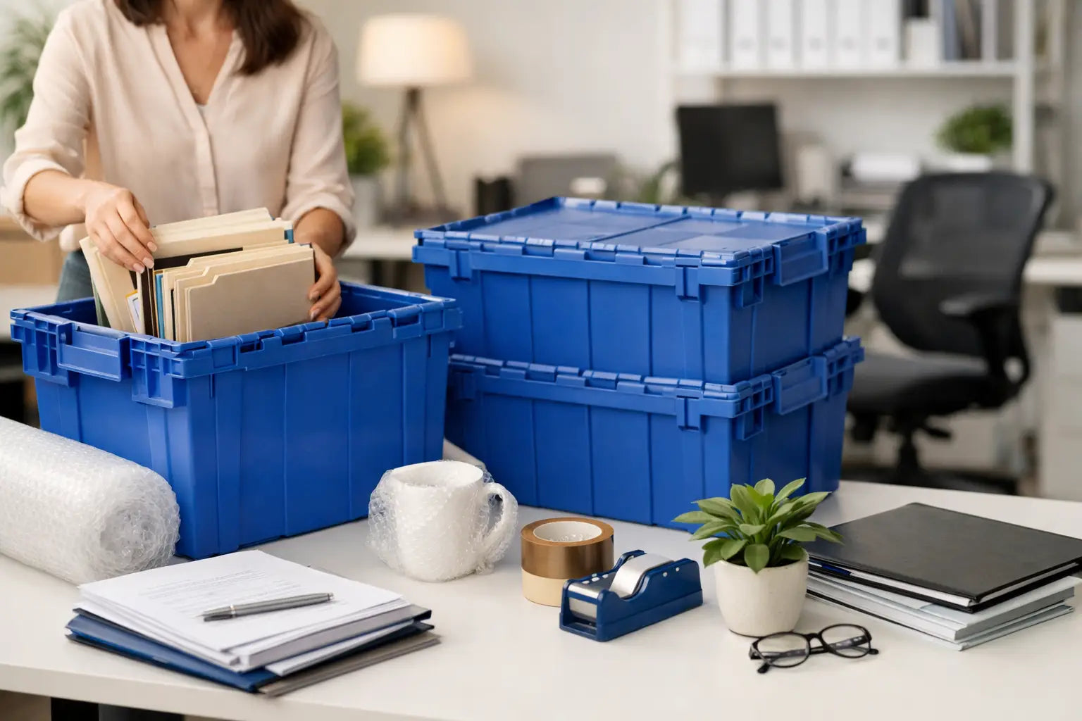 Cómo empacar archivo de oficina sin caos