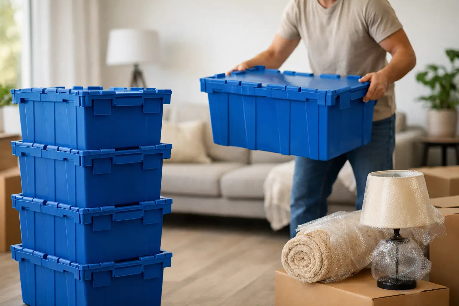 Cuánto tiempo rentar cajas para mudanza