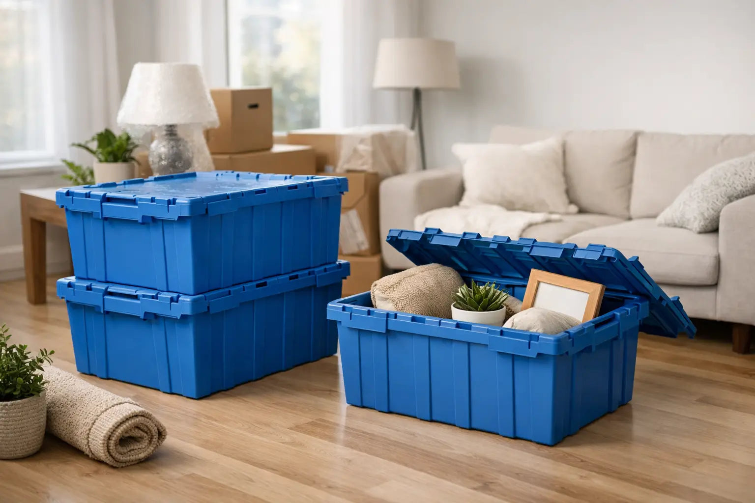 Cajas reutilizables mudanza: ¿merecen la pena?