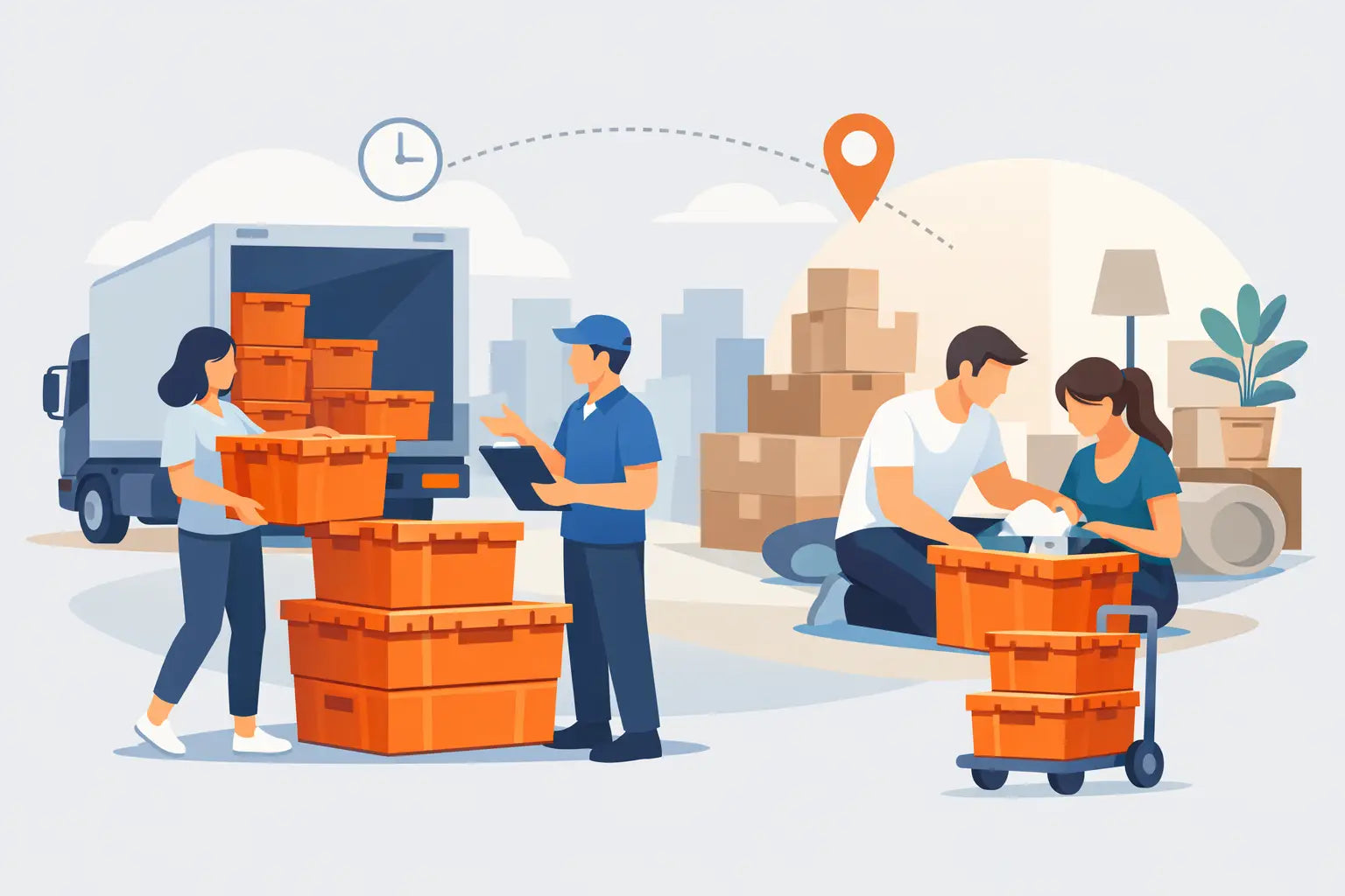 Cómo funciona la renta de cajas para mudanza