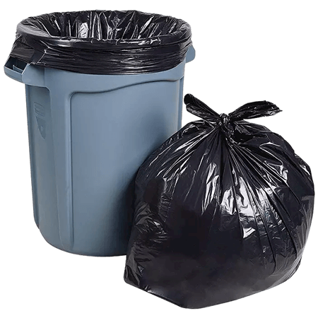 Bolsa De Basura Negra 100% Reciclable 1 Kg Jumbo - Renta Cajas Tesili