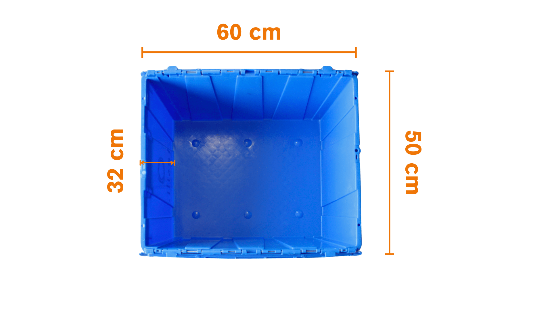 Renta de Cajas de plástico para Mudanza de Oficina 1 a 10 empleados Paquete 1 - Renta Cajas Tesili